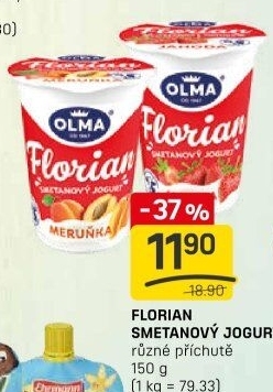 Jogurt smetanový Florian Olma