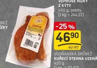 Kuřecí stehna uzená Vodňanské kuře