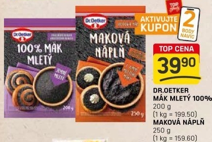 Náplň Dr. Oetker
