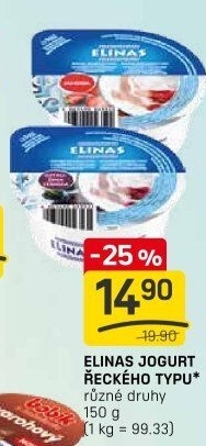 Ochucený jogurt řecký Elinas
