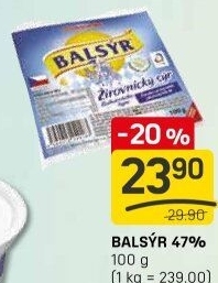 Sýr Balsýr Mlékárna Žirovnice