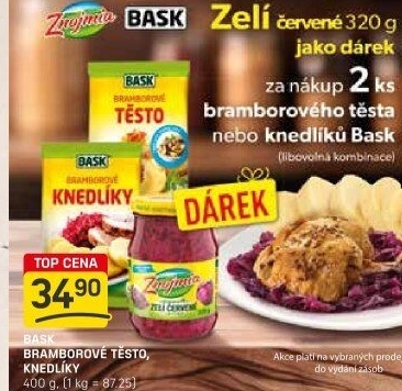 Těsto bramborové v prášku Bask