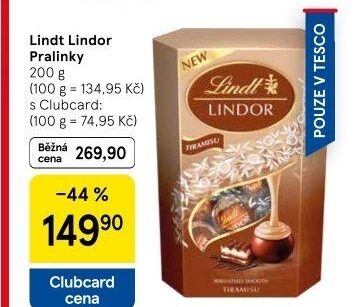 Bonboniéra Pralinky Lindor Lindt