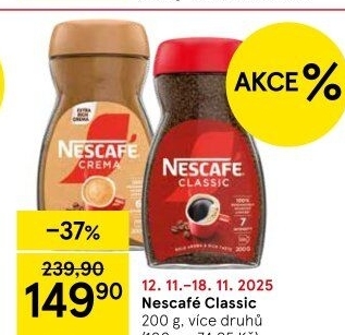 Instantní káva Nescafé Classic
