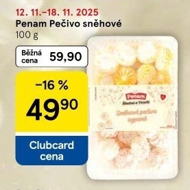 Pečivo sněhovéPenam