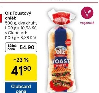 Toustový chléb Ölz