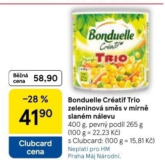 Zeleninová směs Trio Créatif Bonduelle