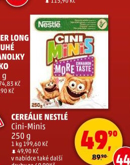 Cereálie Cini Minis Nestlé