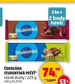 Čokoláda Studentská pečeť Orion