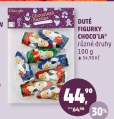Čokoládové figurky mini vánoční Choco'
