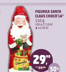 Čokoládový Santa Choco'