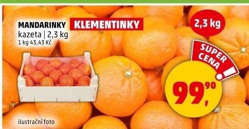 Mandarinky Klementinky