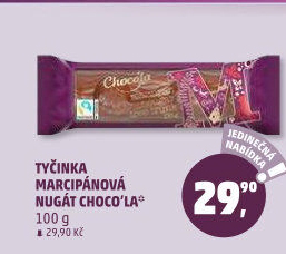 Marcipánová tyčinka Choco'