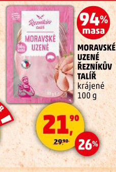 Moravské maso uzené Řezníkův talíř
