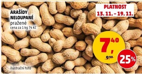Neloupané arašídy