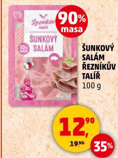 Salám šunkový Řezníkův talíř