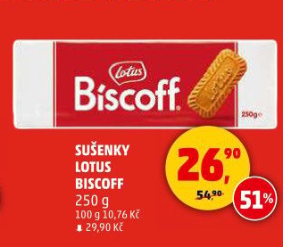 Sušenky Biscoff Lotus
