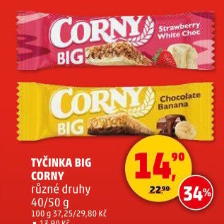Tyčinka cereální BIG Corny