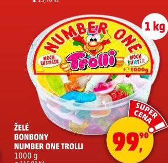 Želé bonbony Trolli