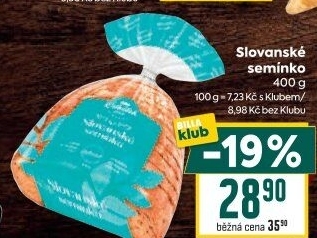 Chléb vícezrnný Slovanské semínko Odkolek