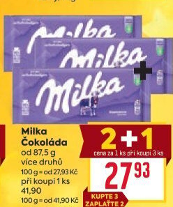 Čokoláda Milka