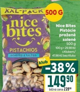 Pistácie pražené Nice Bites