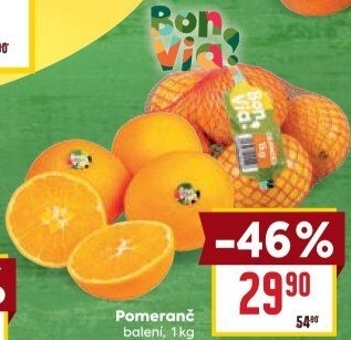 Pomeranče Billa Bonvia