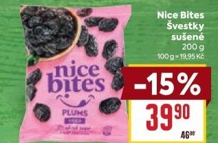 Švestky sušené Nice Bites