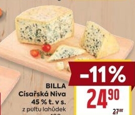 Sýr Niva císařská 45% Billa