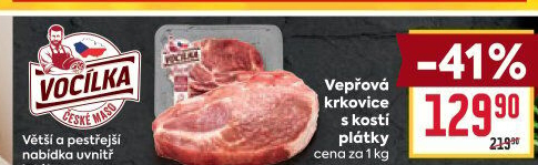 Vepřová krkovice s kostí Vocílka