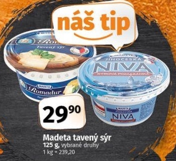 Sýr tavený Madeta