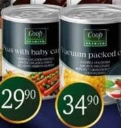 Hrášek s baby karotkou Coop Premium