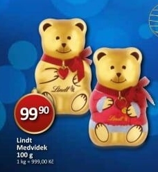 Medvídek čokoládový Lindt