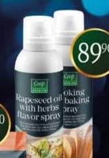 Olej ve spreji Coop Premium