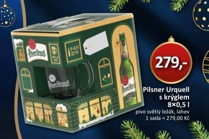 Pivo Pilsner Urquell - dárkové balení