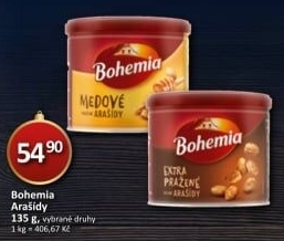 Pražené arašídy Bohemia Chips