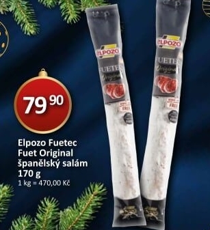 Salám Fuetec El Pozo