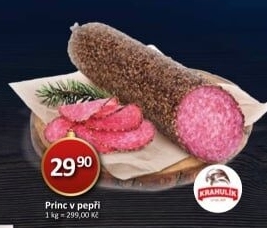 Salám Princ v pepři Krahulík