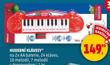Dětské klávesy