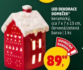Vánoční svítící LED dekorace