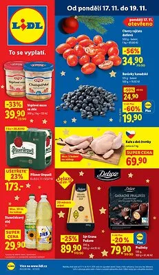 akční leták Lidl 17.11.2025-19.11.2025