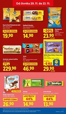 akční leták Lidl 20.11.2025-23.11.2025