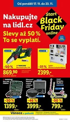 akční leták Lidl 20.11.2025-23.11.2025