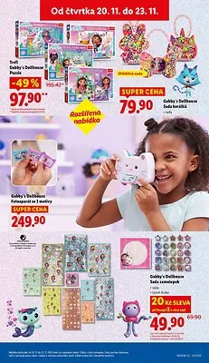 akční leták Lidl 20.11.2025-23.11.2025