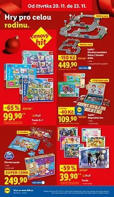 akční leták Lidl 20.11.2025-23.11.2025