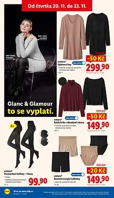 akční leták Lidl 20.11.2025-23.11.2025