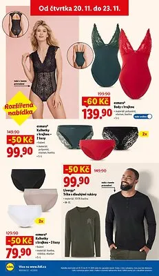 akční leták Lidl 20.11.2025-23.11.2025