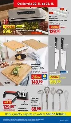 akční leták Lidl 20.11.2025-23.11.2025