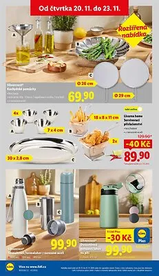 akční leták Lidl 20.11.2025-23.11.2025