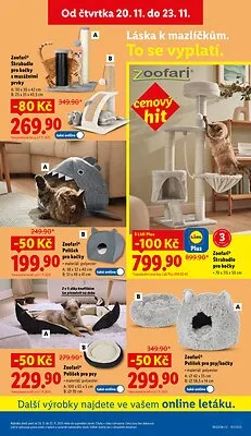 akční leták Lidl 20.11.2025-23.11.2025